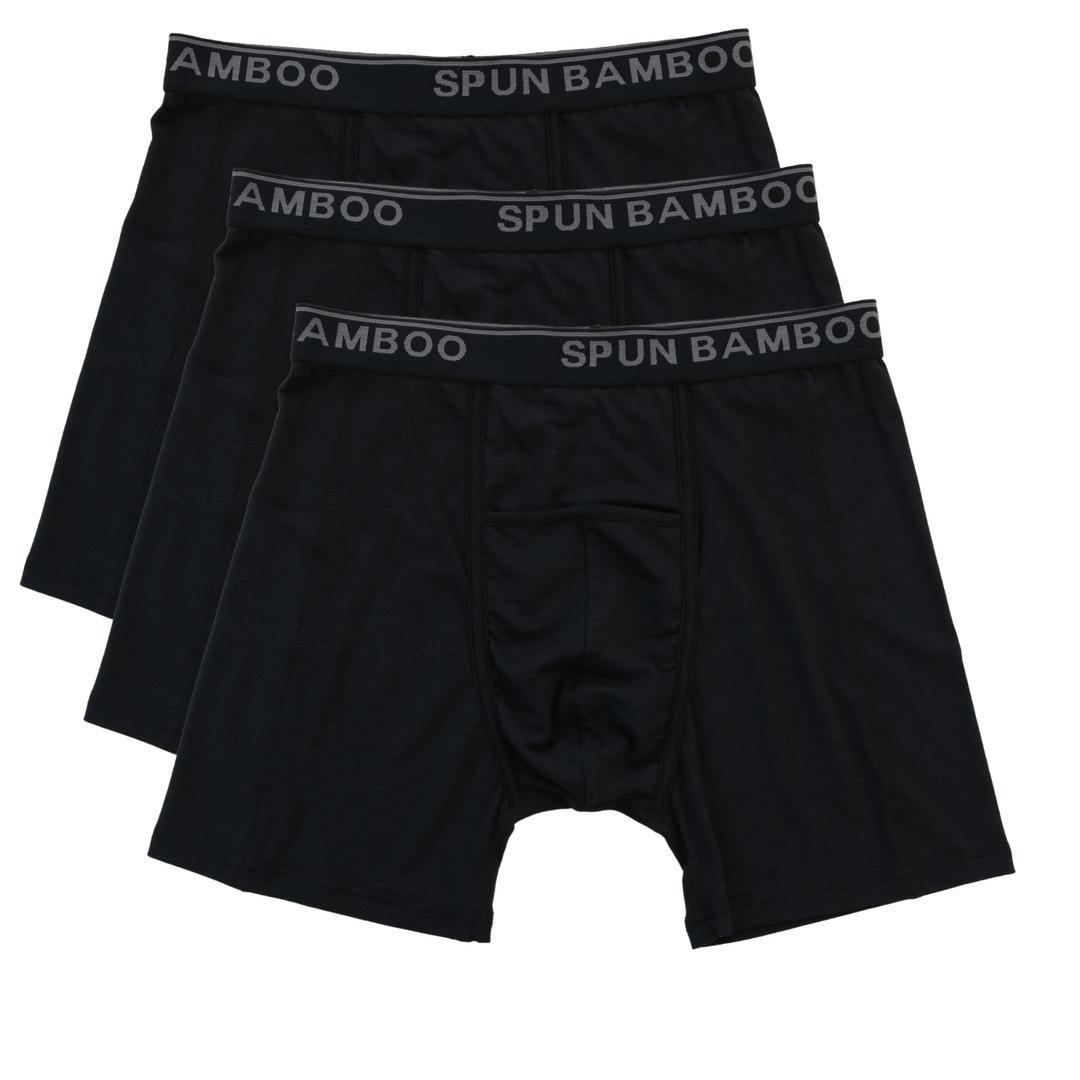 Men's Bamboo Rayon No Fly Briefs Available in all sizes & 3 Colors, 4 Pack