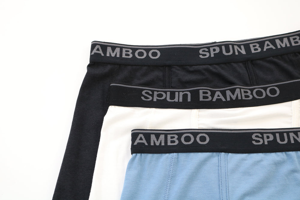 Spun Bamboo Men's Boxer Briefs Underwear - Soft, Comfortable, Breathable,  Moisture Wicking Boxers for Men