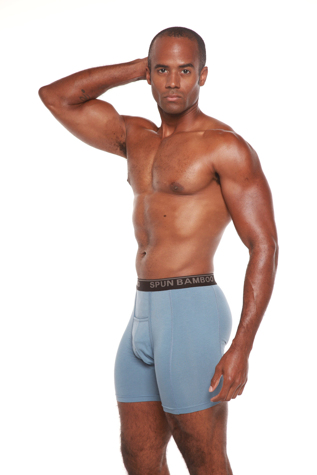 Robesbon Mens Underwear Bamboo Viscose Boxer Briefs for Men 5 pack
