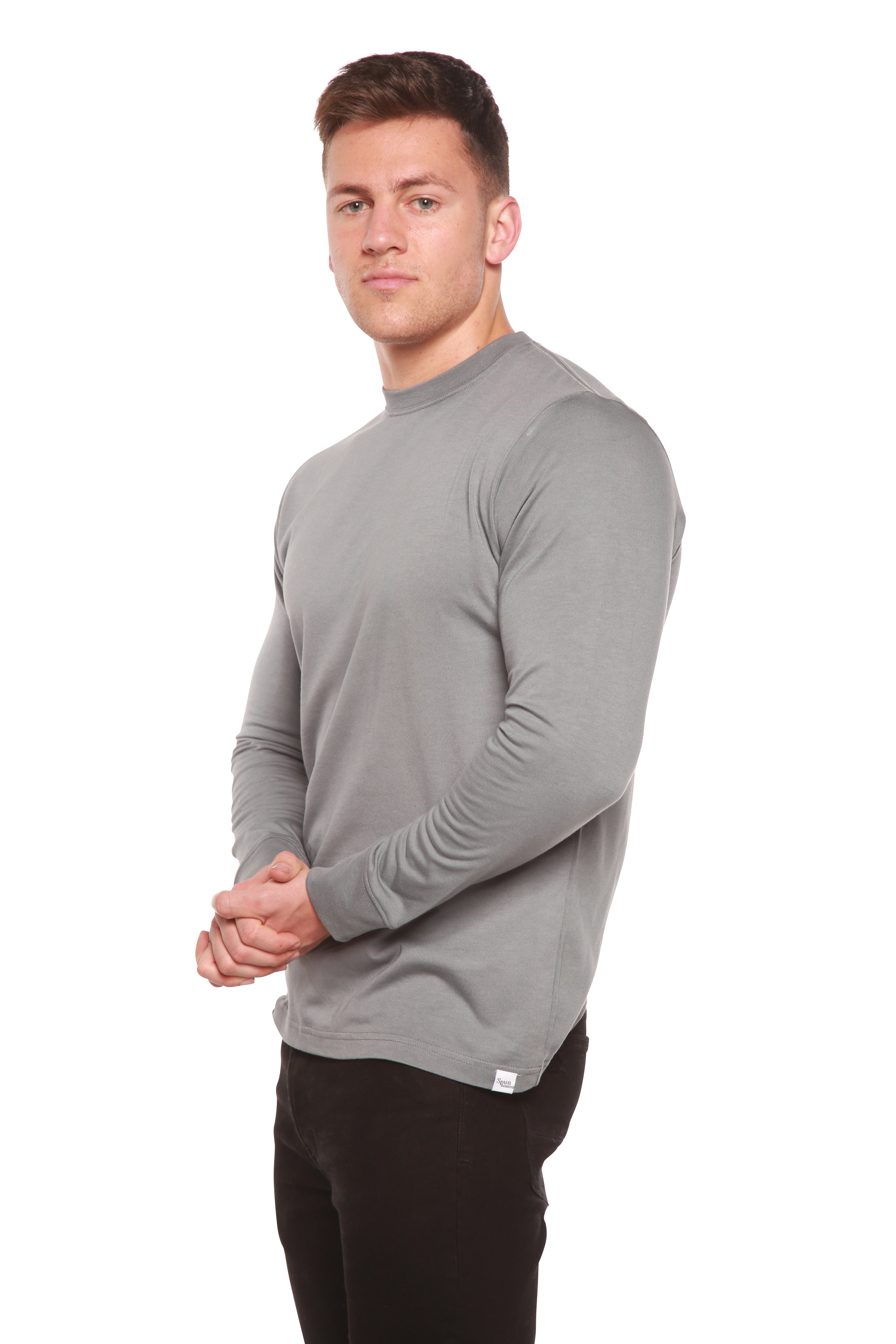 Men's Bamboo Viscose/Organic Cotton Long Sleeve T-Shirt