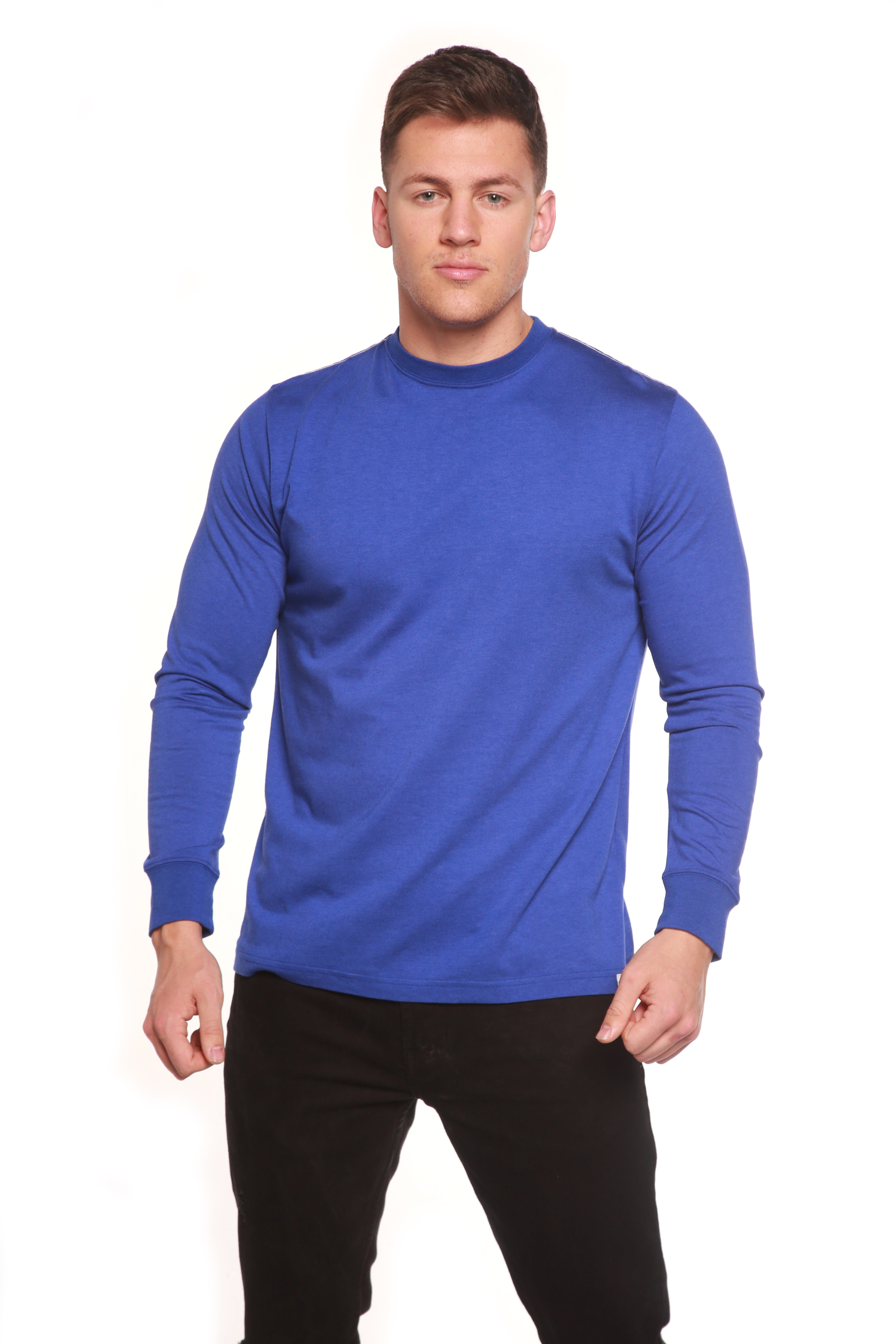 Men's Bamboo Viscose/Organic Cotton Long Sleeve T-Shirt