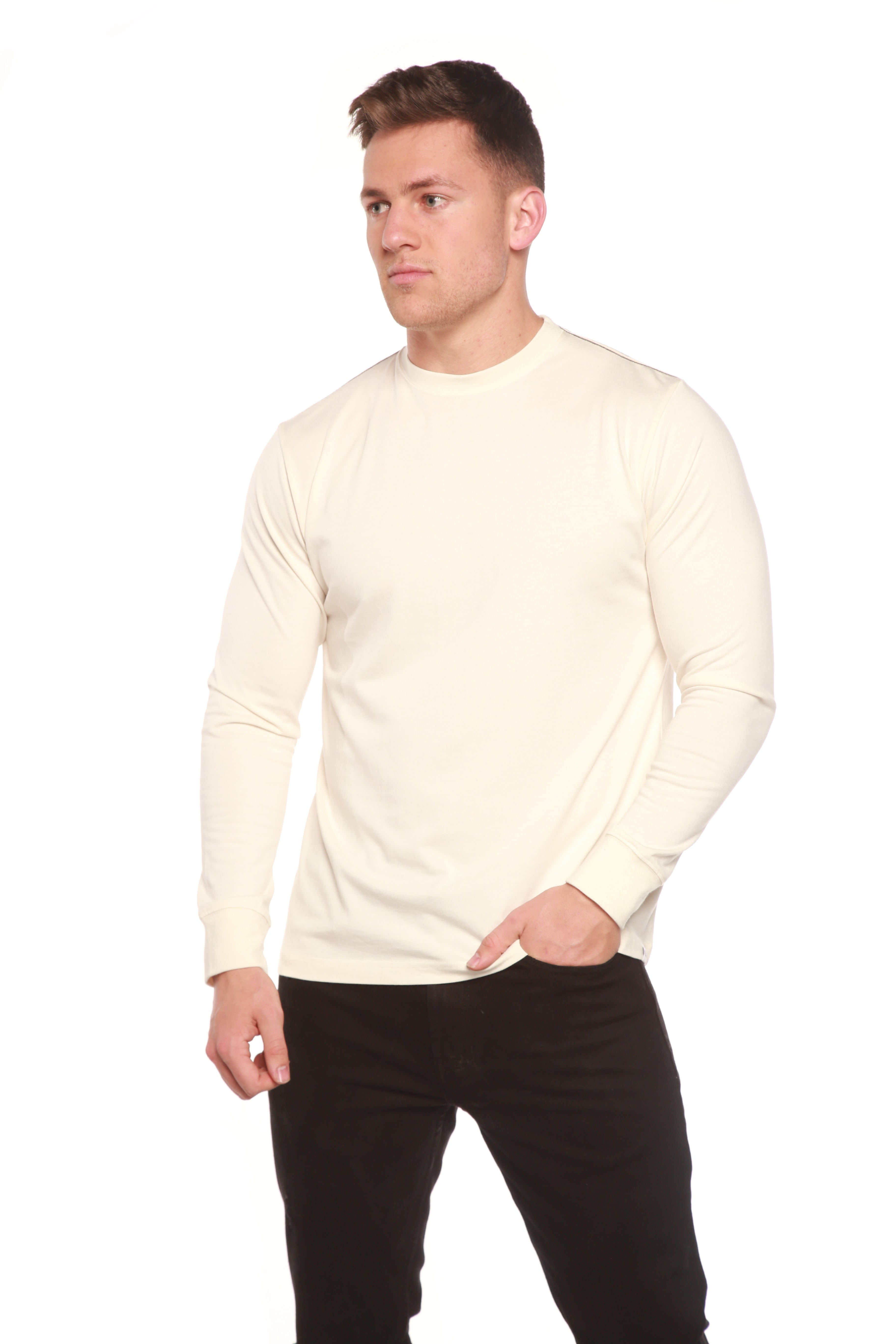 Men's Bamboo Viscose/Organic Cotton Long Sleeve T-Shirt