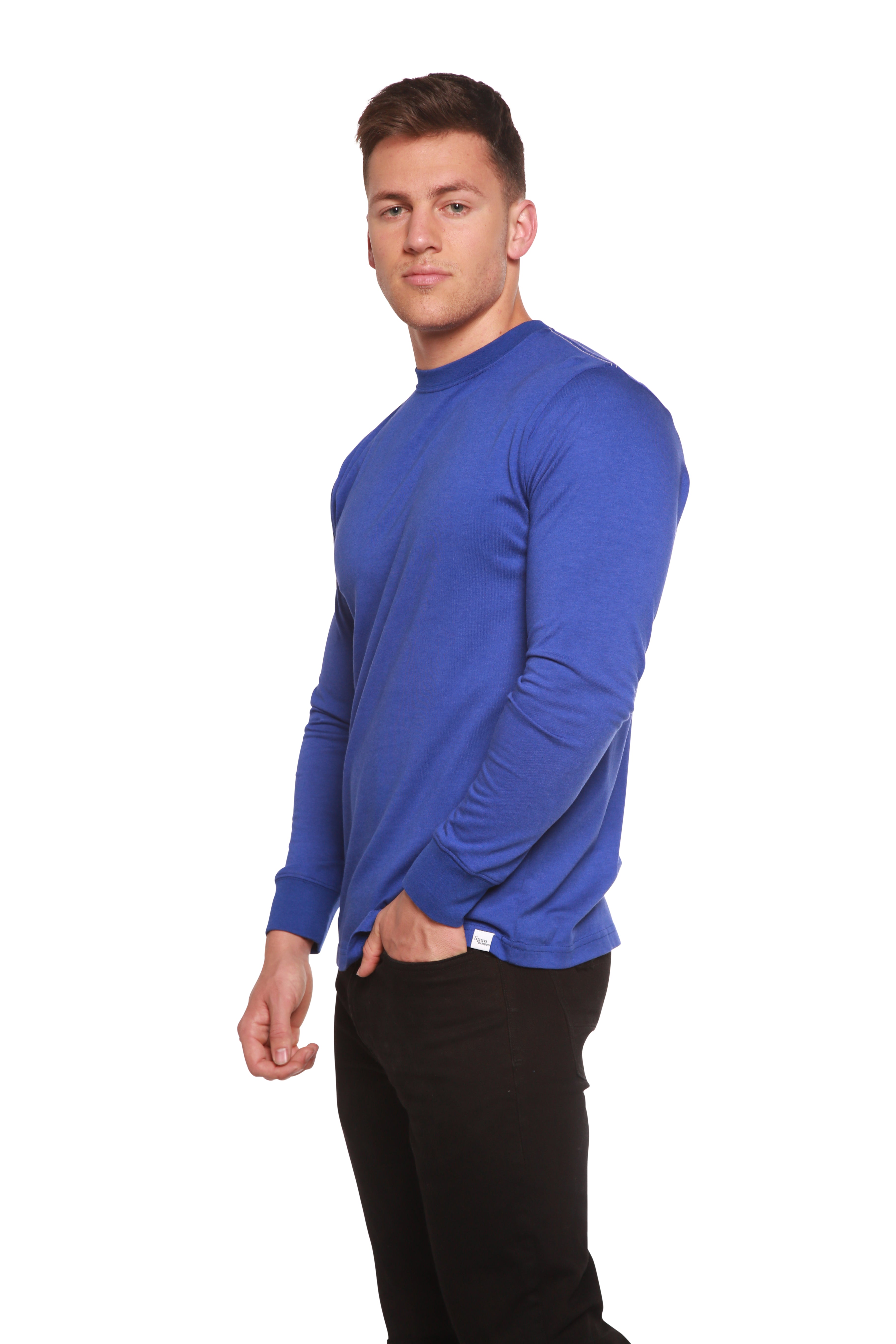 Men's Bamboo Viscose/Organic Cotton Long Sleeve T-Shirt