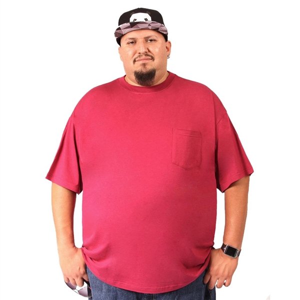 Big Men's Pocket Crew Neck T-Shirts Sizes 3XL-8XL