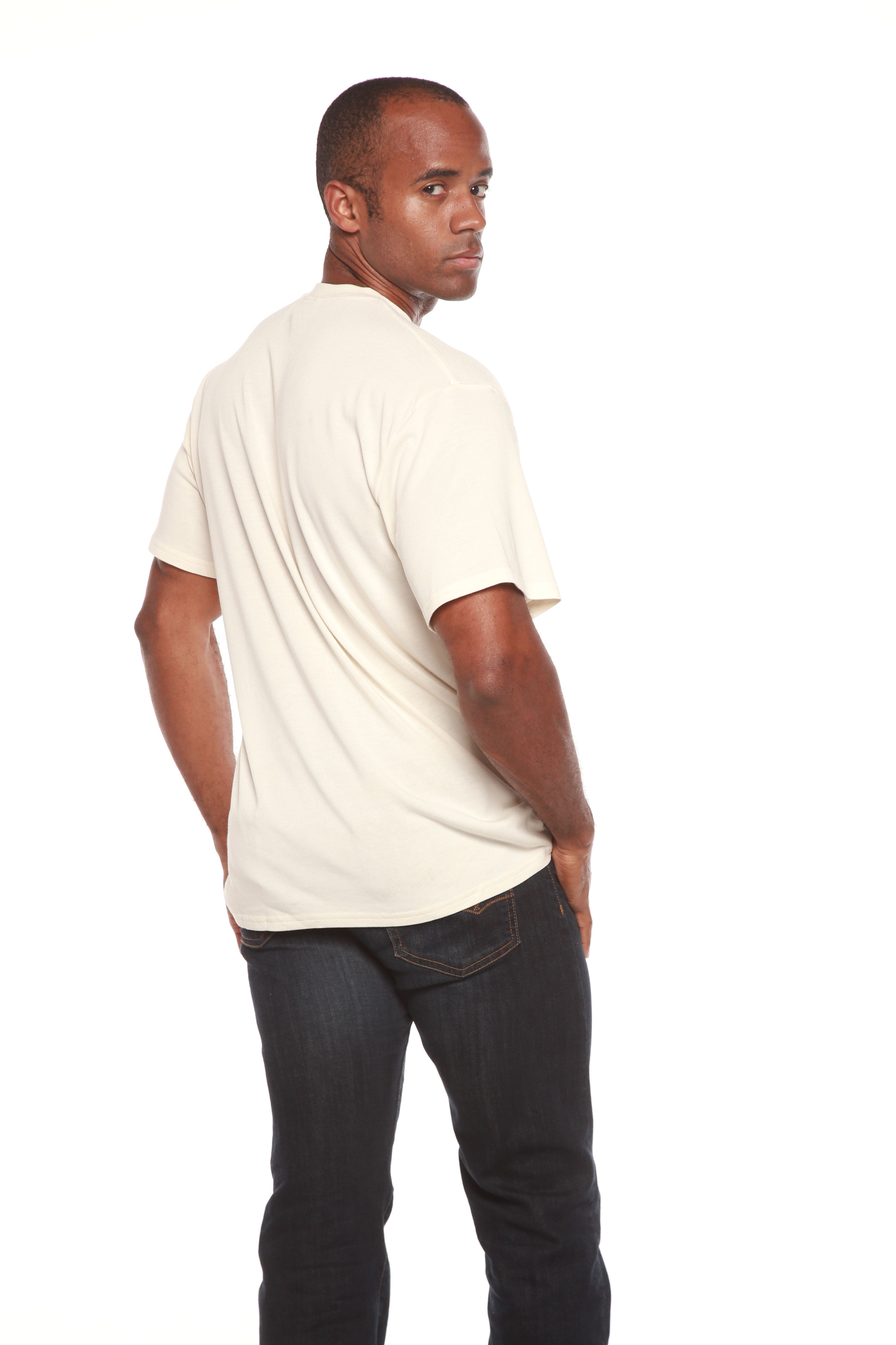 The Original Men's Bamboo Viscose/Organic Cotton Short Sleeve T-Shirt -  Classic Cut