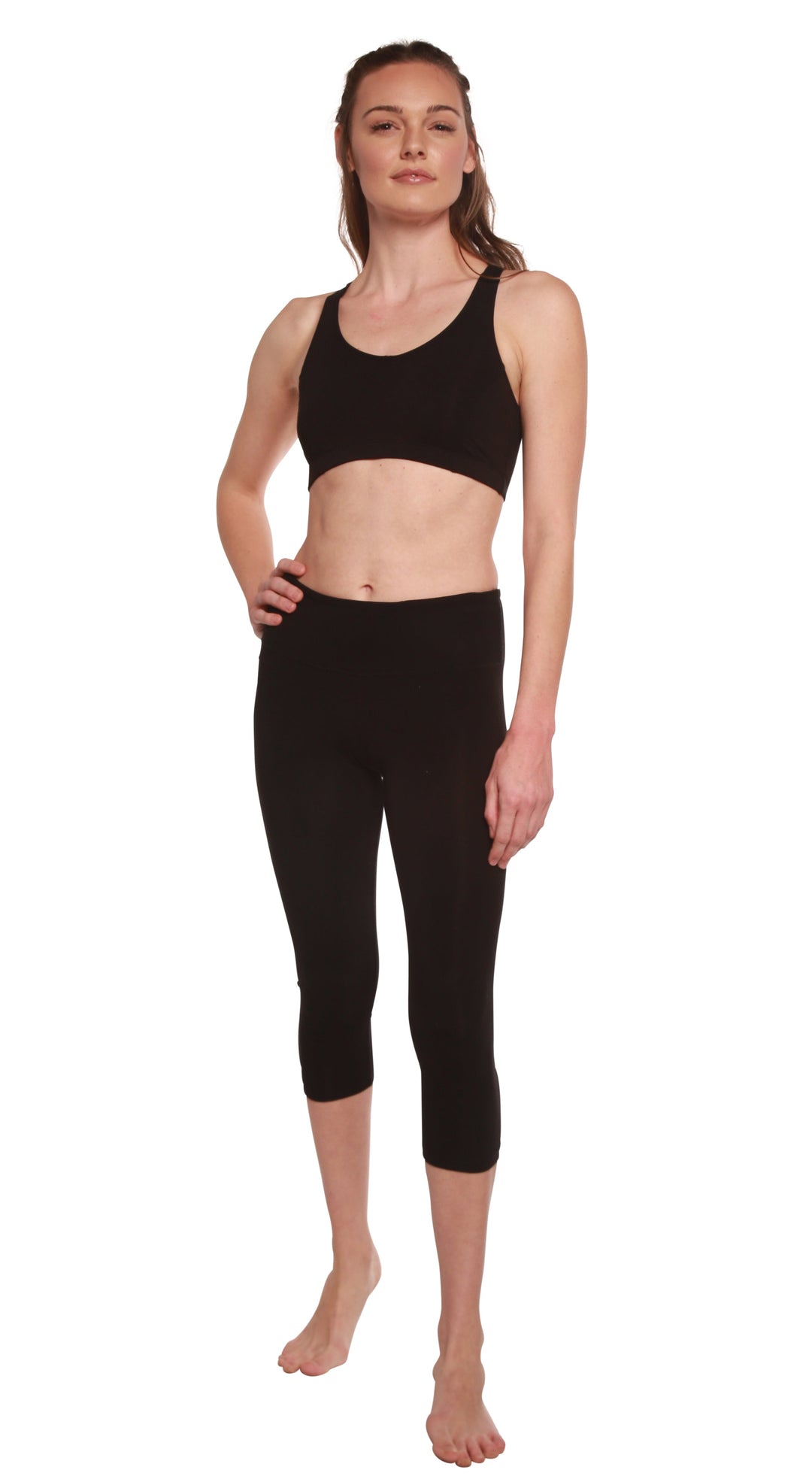 Boody Body EcoWear Women's Crop Leggings – Capri Short Tight Made from  Natural Organic Bamboo Viscose - Soft Breathable Eco Fashion for Sensitive  Skin - Black, X-Large : : Clothing, Shoes & Accessories