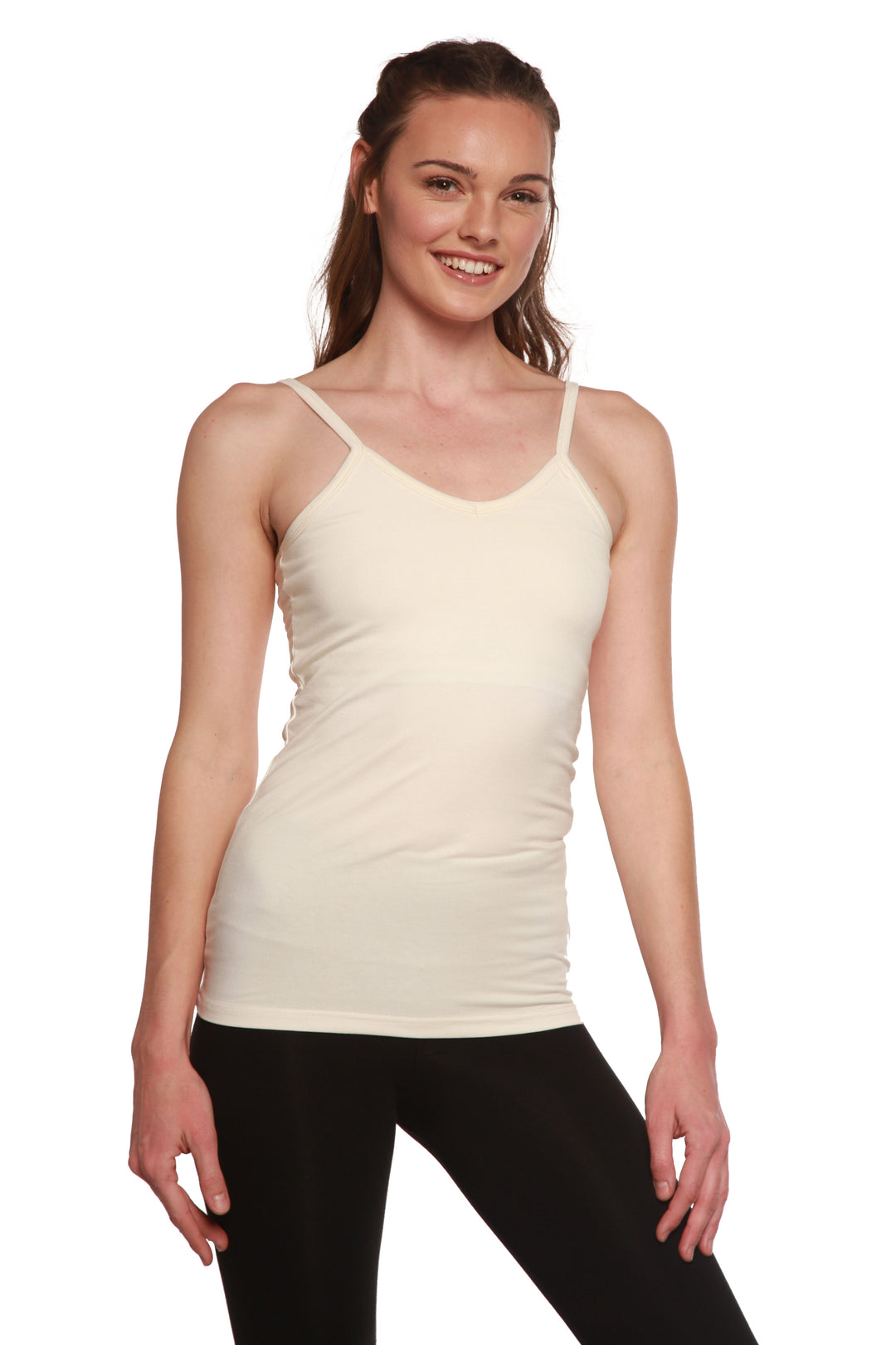 Women Sleeveless Tank Tops Camisole With Built in Shelf Bra Vest