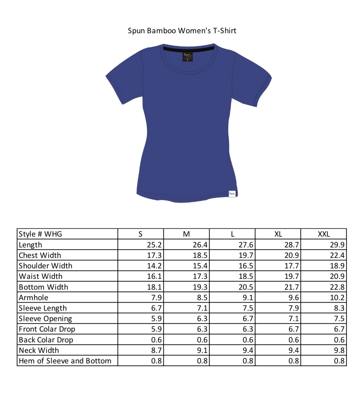 Women's Bamboo/Cotton Short Sleeve Scoop Neck T-Shirt